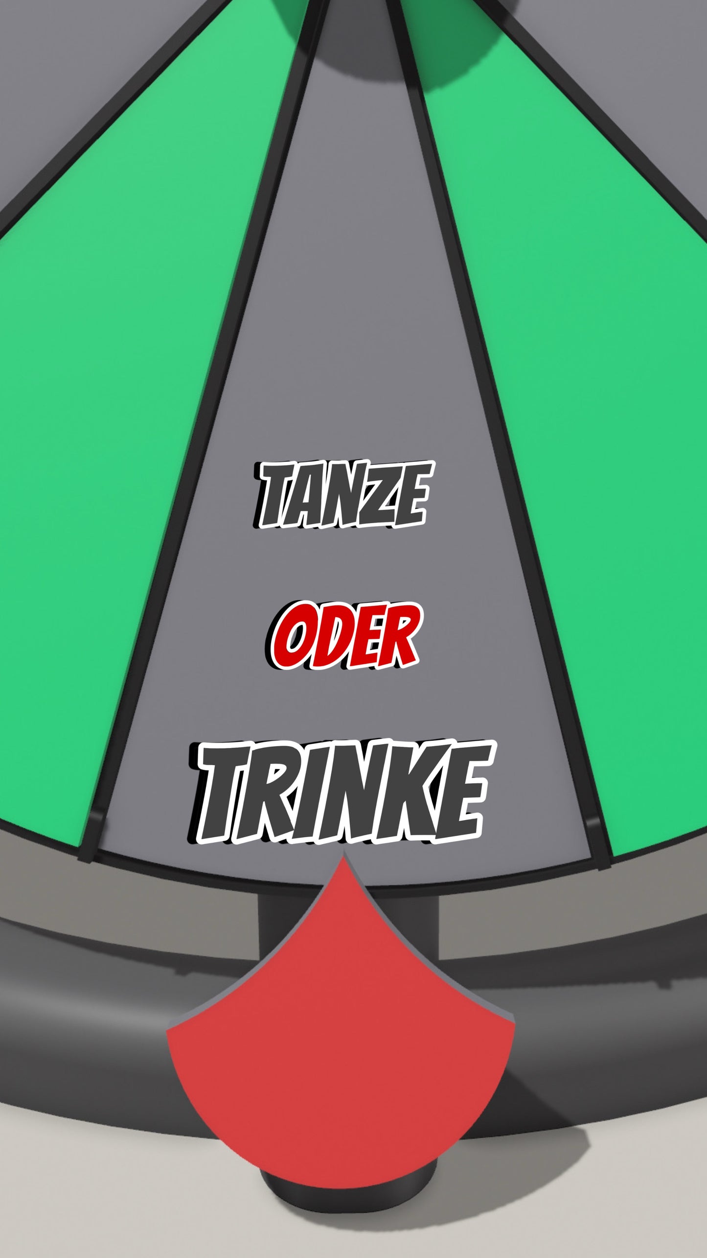 Spielfeld "Tanze oder Trinke"