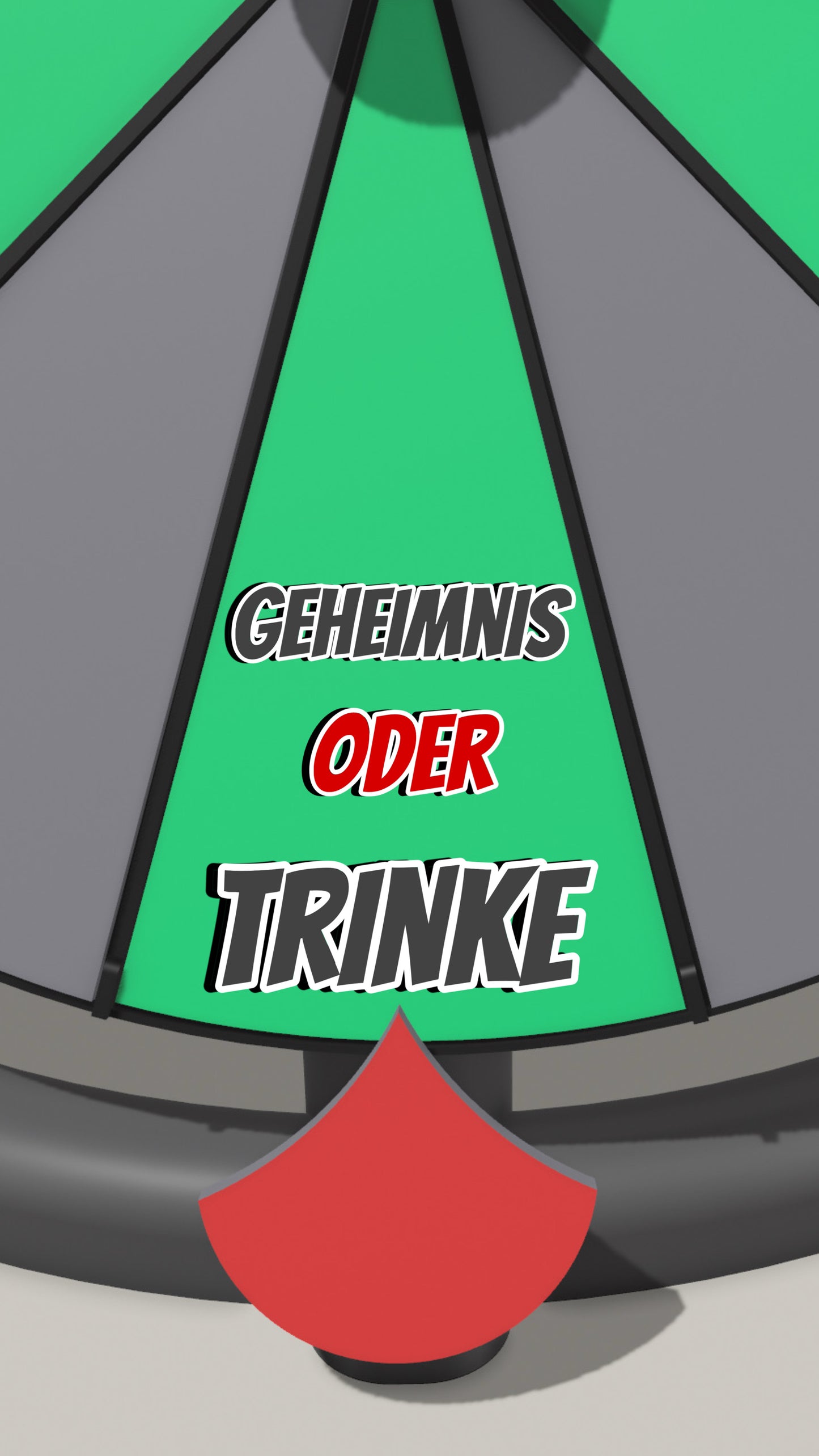 Spielfeld "Geheimnis oder Trinke"