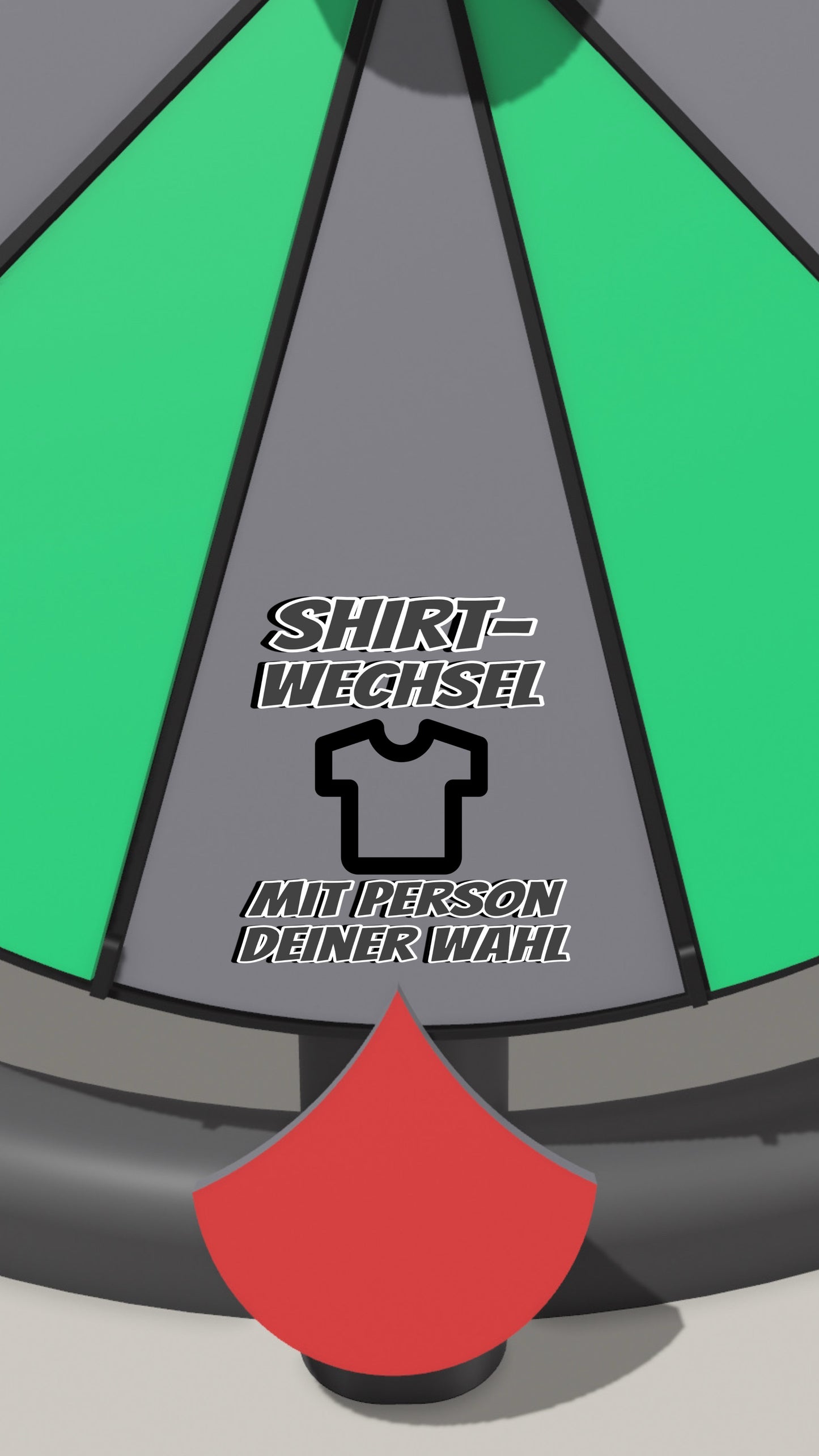 Spielfeld „Shirtwechsel mit Person deiner Wahl"