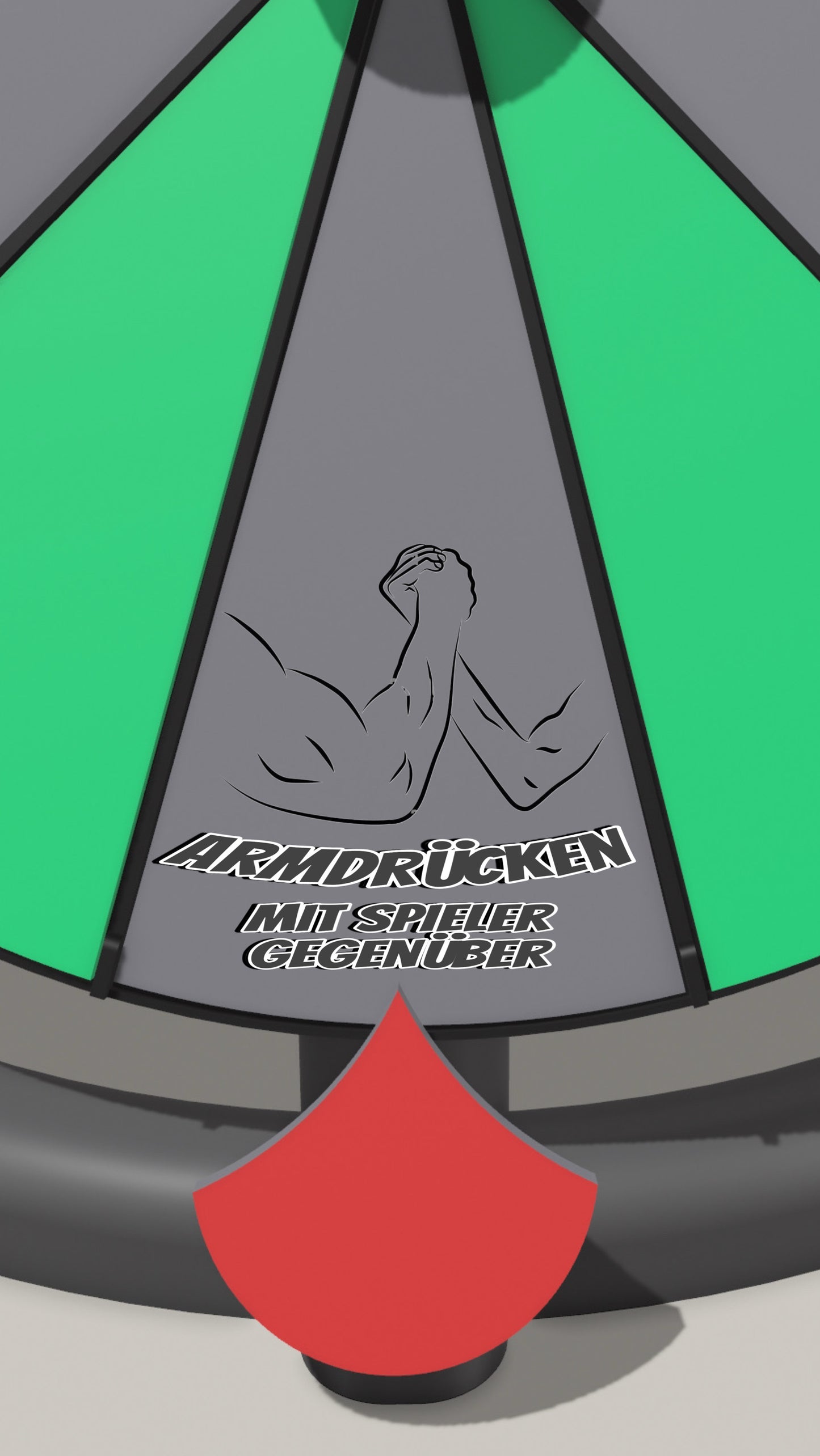 Spielfeld „Armdrücken mit Spieler gegenüber“