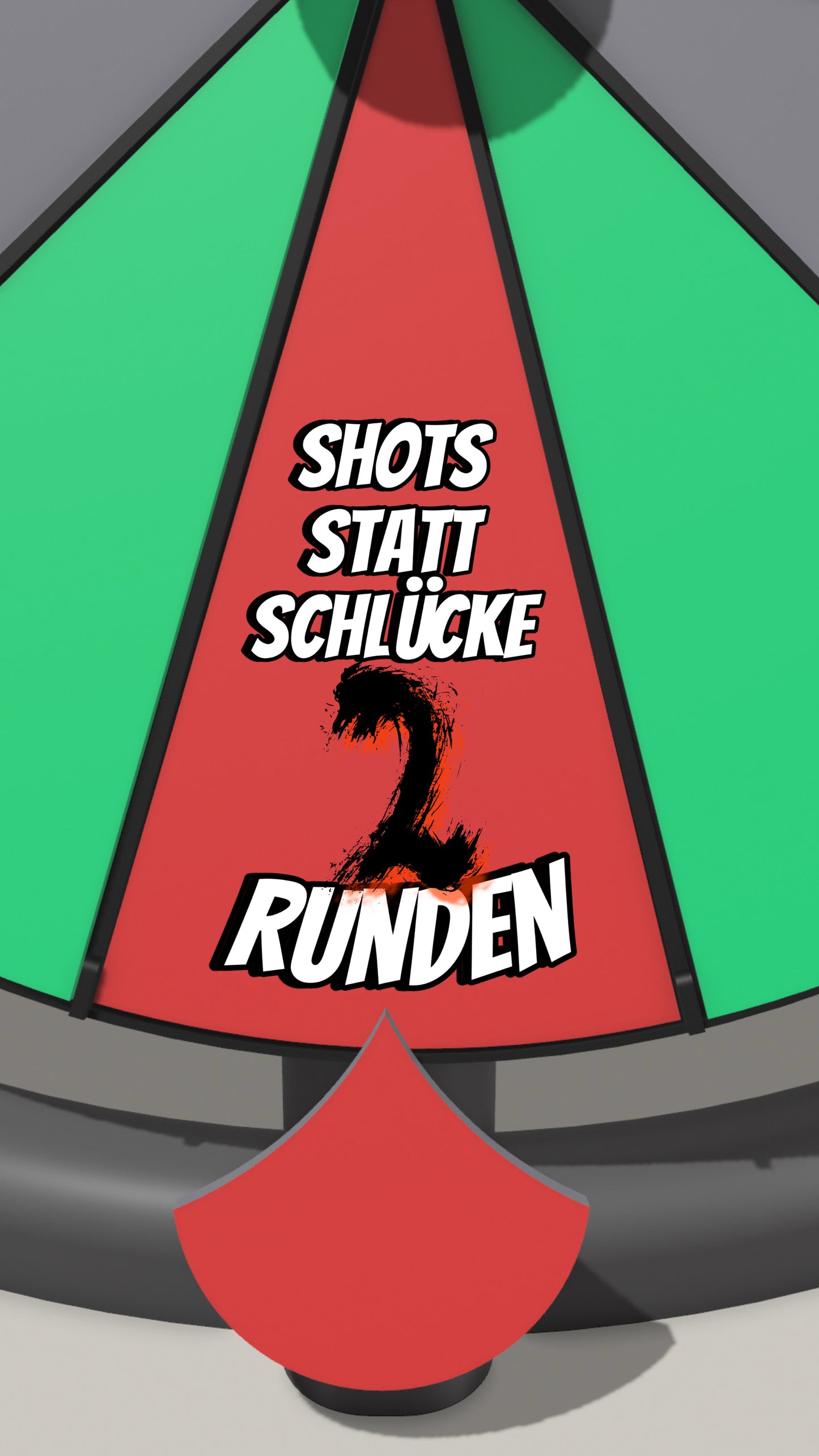 VIP Spielfeld „Shots statt Schlücke 2 Runden“