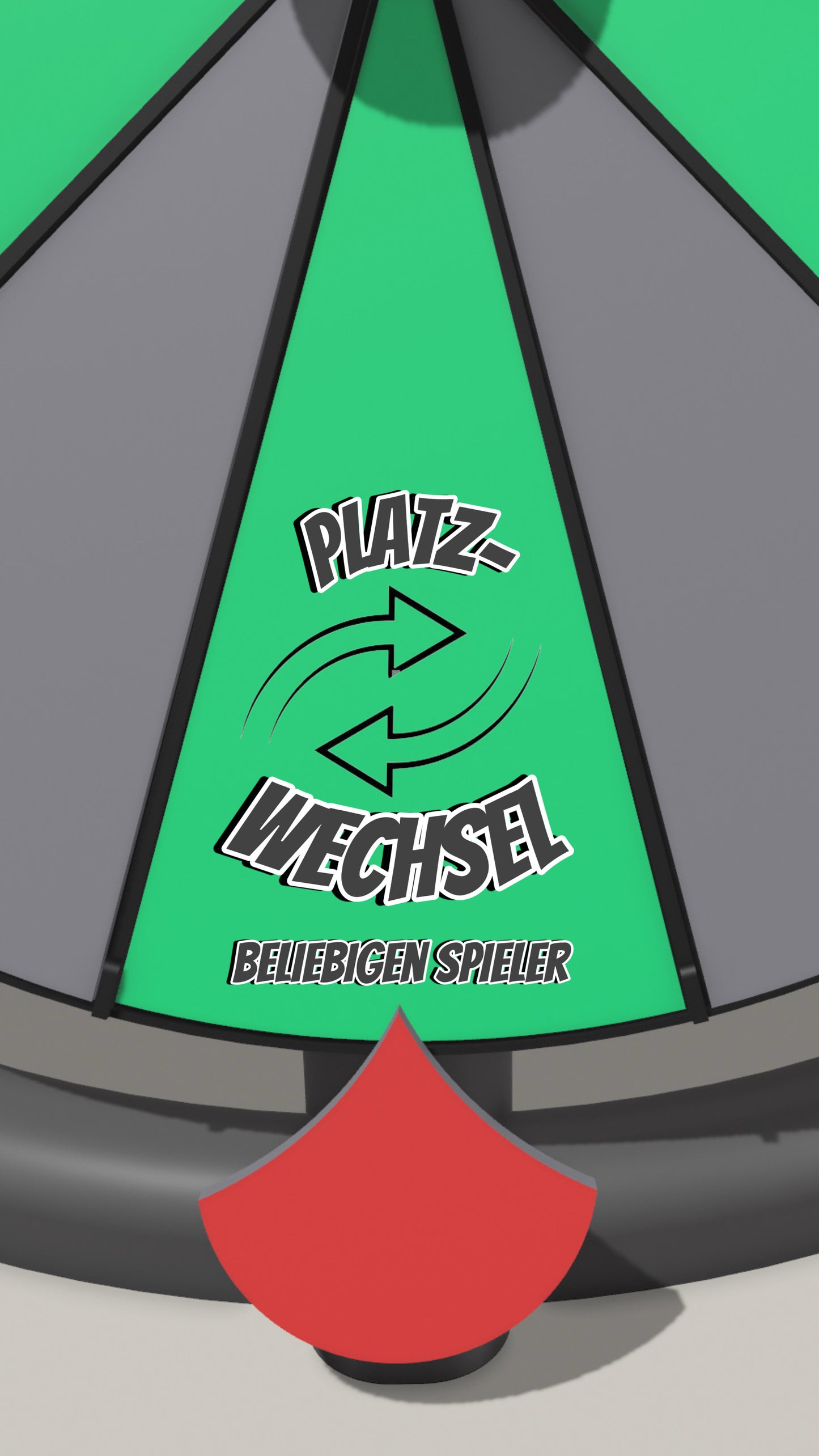 Spielfeld "Platzwechsel mit einem beliebigen Spieler"