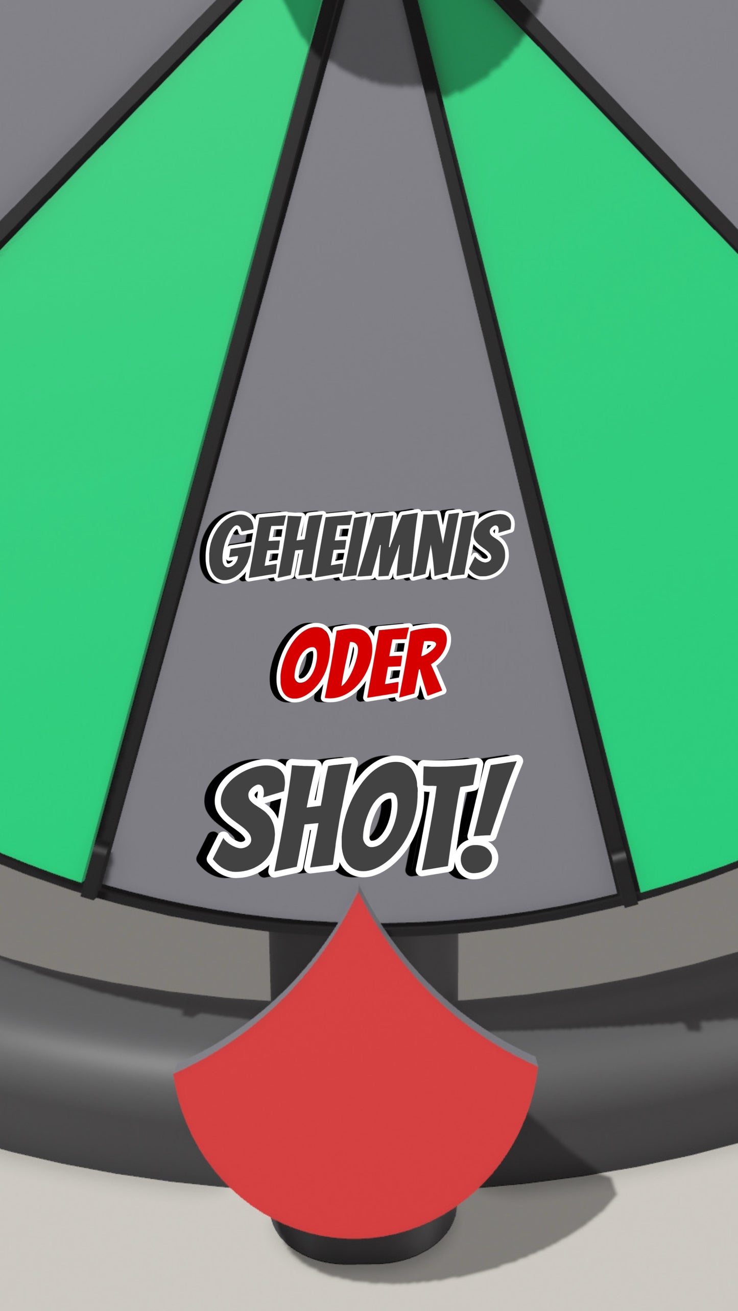Spielfeld „Geheimnis oder Shot“