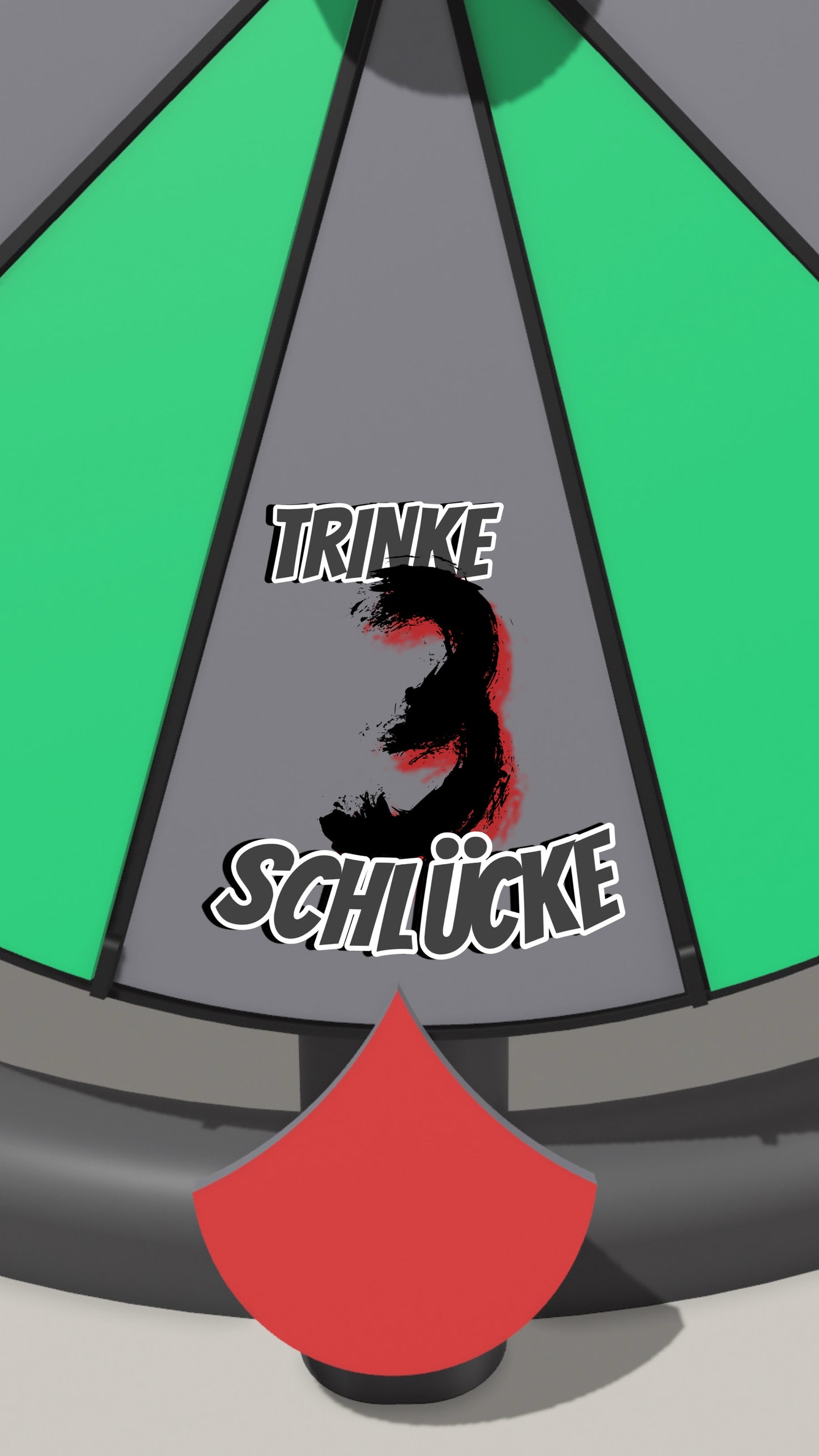 Spielfeld „Trinke 3 Schlücke“