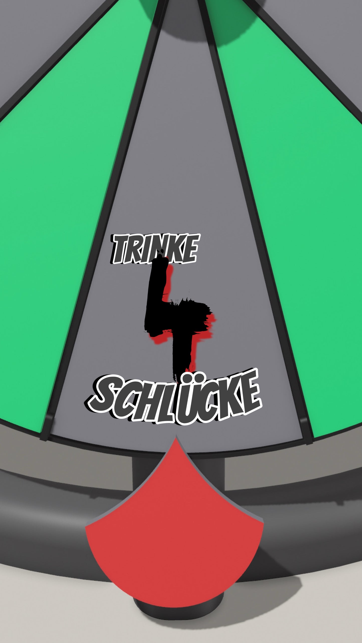 Spielfeld „Trinke 4 Schlücke“